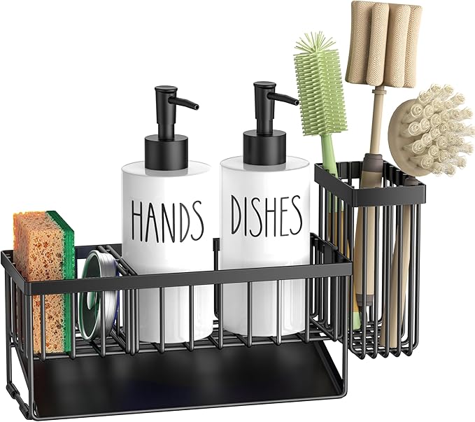 MASADI Kitchen Dish Soap Dispenser Set