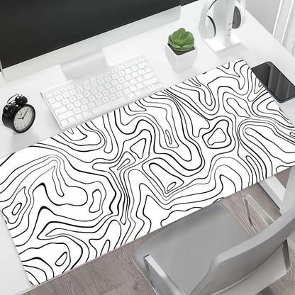 Rcege Large Mouse Pad for Desk - Gaming Mouse Pad with Non-Slip Base Stitched Edges, Desk Mat for Keyboard and Mouse