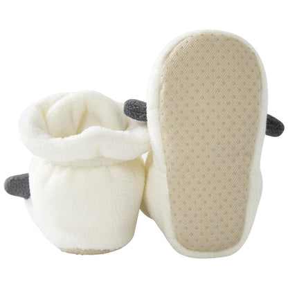 pureborn Baby Boys Girls Shoes Fleece Cozy Fall Winter Booties Warm Slippers Bedroom Boots Cow 0-3 Months
