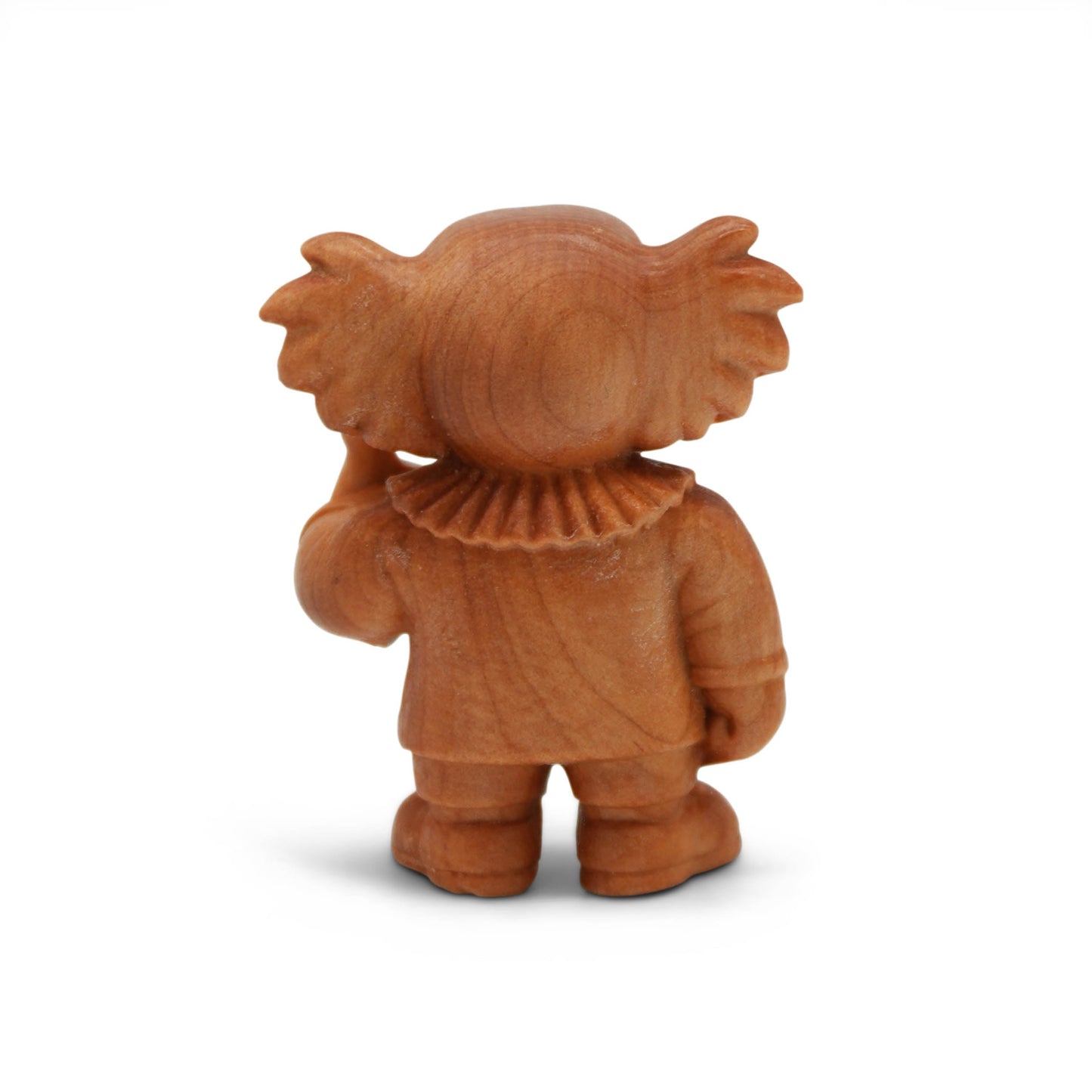 GOOFBALLS Mini Wooden Figurine – Funny Desk Toy, Cute, Quirky Collectible, Unique Gift for Office or Home Décor Shelf Display - Creepy Clown
