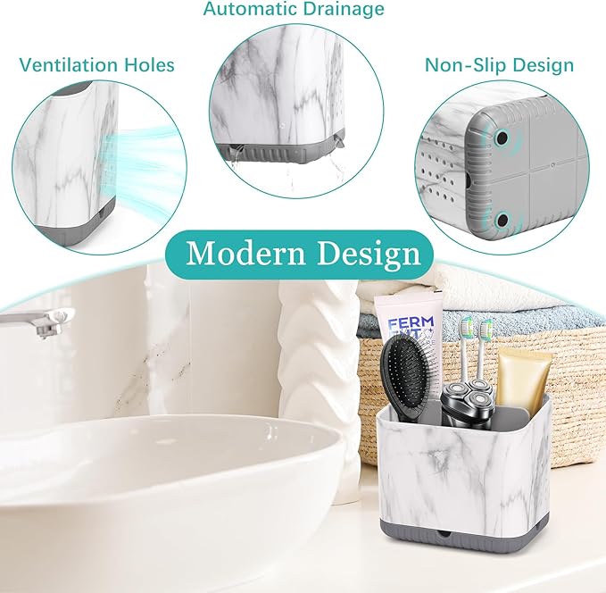Toothbrush Holders for Bathrooms, Tooth Brush Holder for Bathroom Countertop
