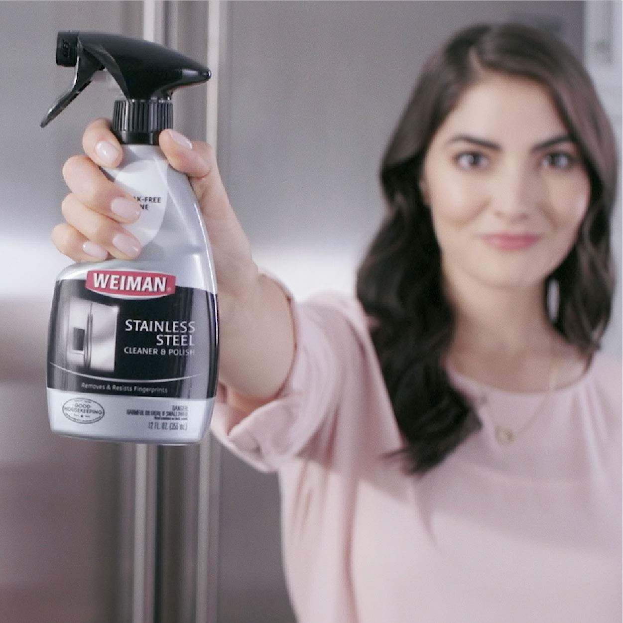 Weiman Stainless Steel Cleaner & Polish, 12 fl oz (355ml)
