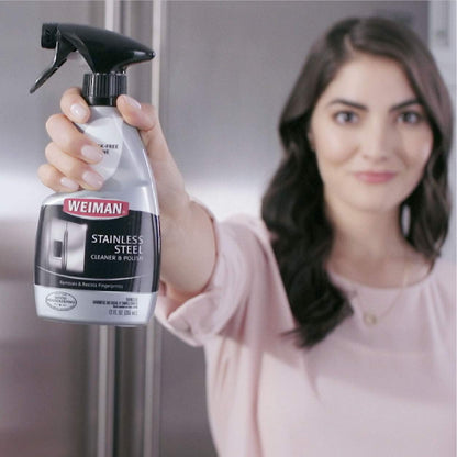 Weiman Stainless Steel Cleaner & Polish, 12 fl oz (355ml)