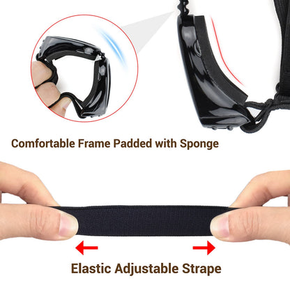 Namsan Dog Glasses, Anti-UV Protective Sunglasses for Small Dogs, Clear