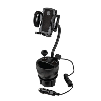 Scosche SUFMPS-SP Universal Cell Phone Stand and Holder with Non-Slip Cradle, Foldable, Adjustable Non-Magnetic Mount for Home Office Desk or Travel Compatible with iPhone, Tablet and All Devices