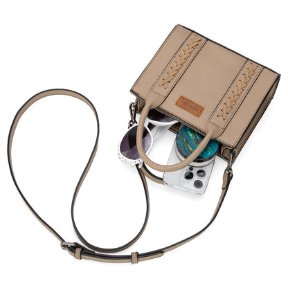 Wrangler Mini Tote Bag for Women Cute Small Satchel Purse Top-handle Handbag with Strap