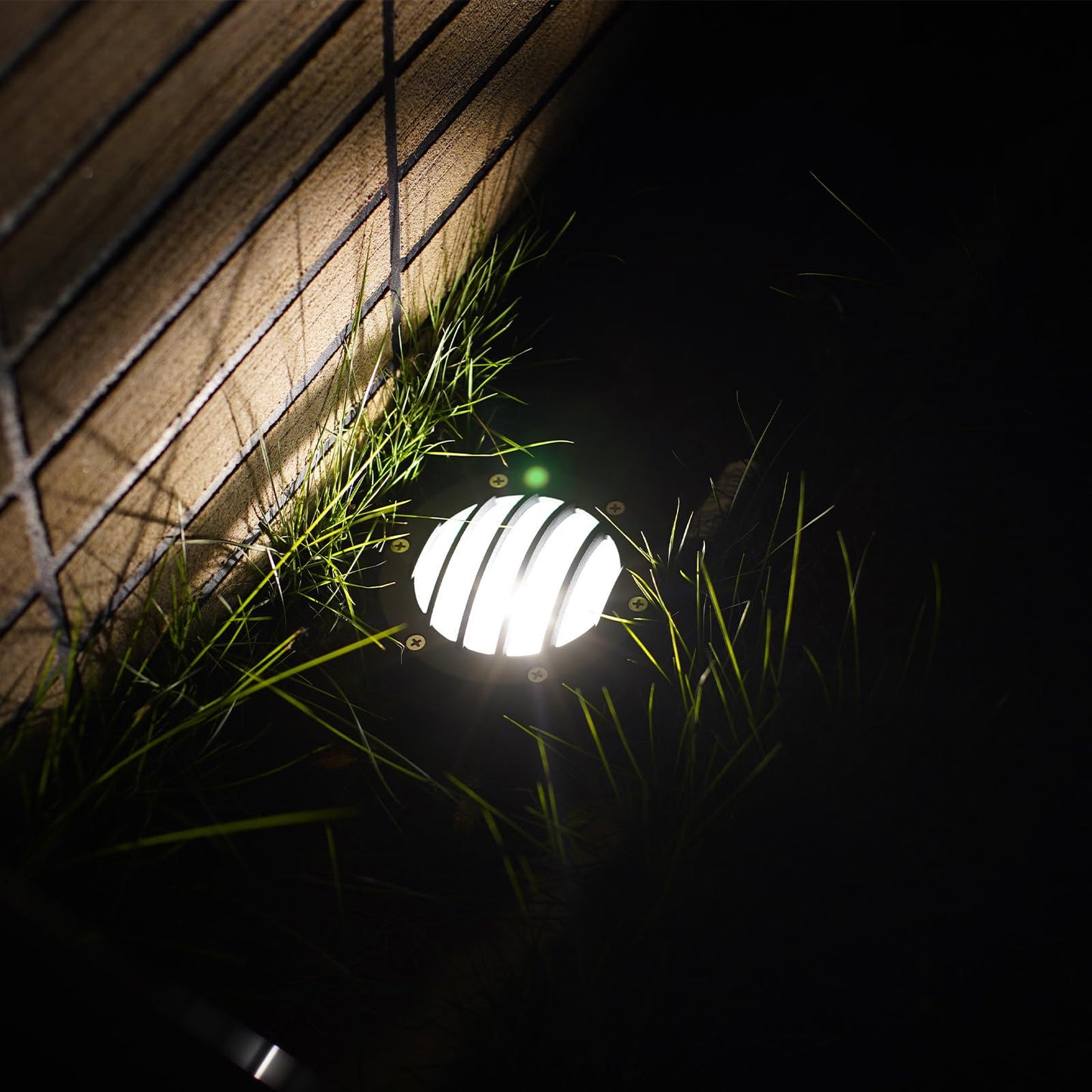 LL LIGHTING LIVING 2PK 12V Low Voltage In Ground Lights, 4W LED Well Lights 200LM 2800K Warm White Weatherproof Sealed Heavy-Duty Metal Housing Landscape Up Light with Connector