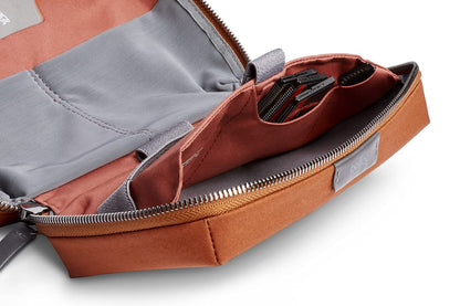Bellroy Tech Kit (Tech Accessories Organizer Pouch, Zipper Closure, Stores Power Bank, Phone Charger, Cables & More) (Bronze)