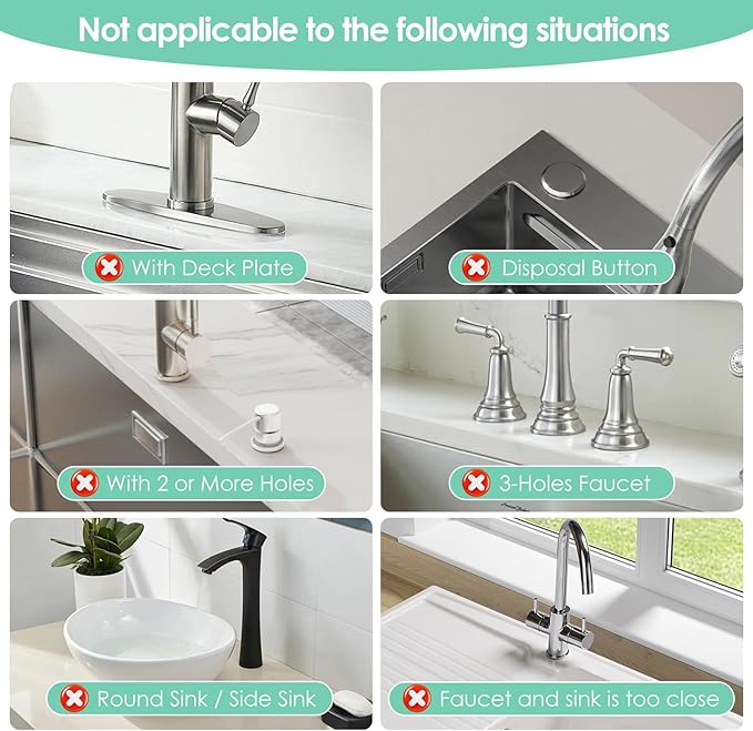 Stone Faucet Mat for Kitchen Sink, Diatomite Drying Stone Tray & Sink Protector