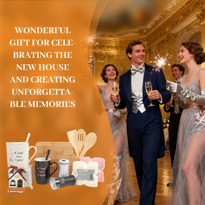 Hoomast House Warming Gifts New Home, 12 Pcs Housewarming Gift Ideas, New House Gift Basket for Homeowners Couples Women, Closing Gifts for Home Buyers