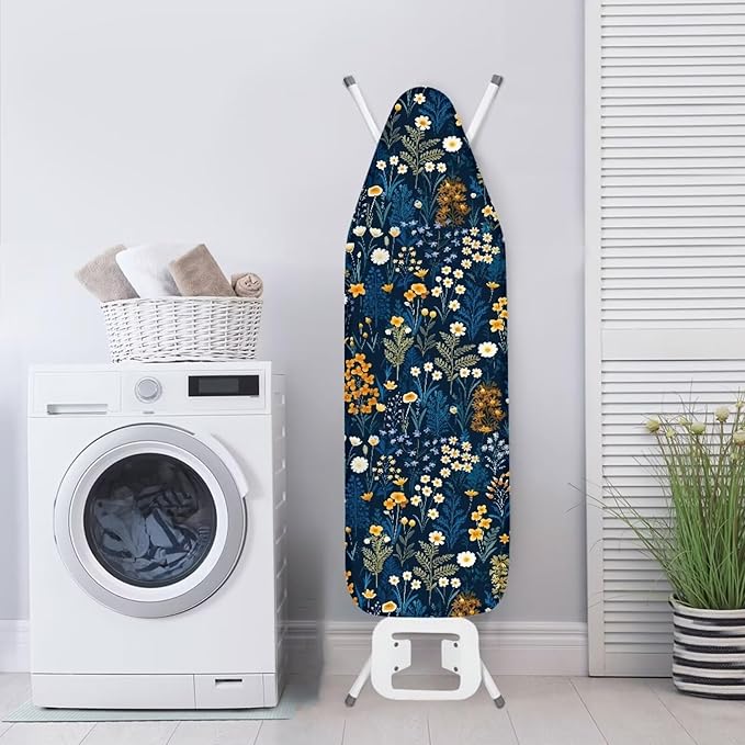 Retro Floral Print Ironing Board Cover Home Decor Accessories Iron Board Pad