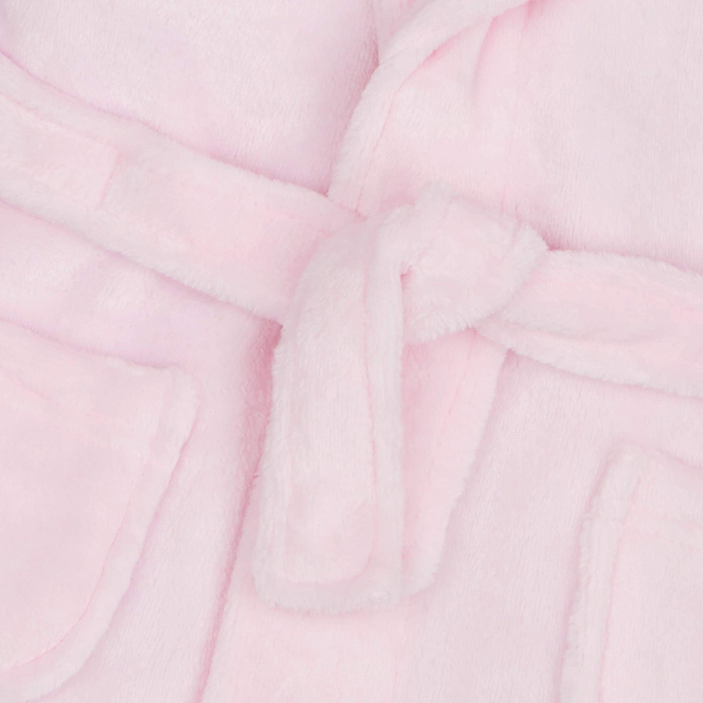 Gembroidery Personalised Baby Bathrobe Hooded Fleece Dressing Gown Super Soft Gifts Bath Robe For Boys Girls Cute Teddy Ears (0-6 Pink)