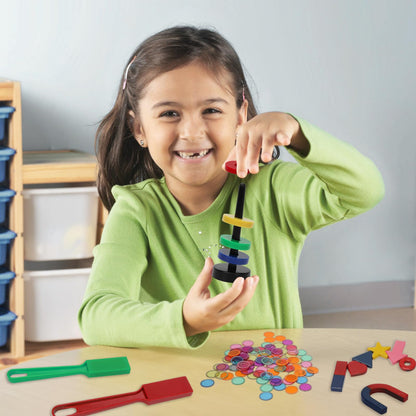 SAYAYA 228 PCS Magnetic Science Kit for Kids - Magnetic Balls, Bingo Wands with Chips, STEM Learning Set Magnet Toys for Classroom, Back to School Supplies, Educational Activities Gift for Boys Girls