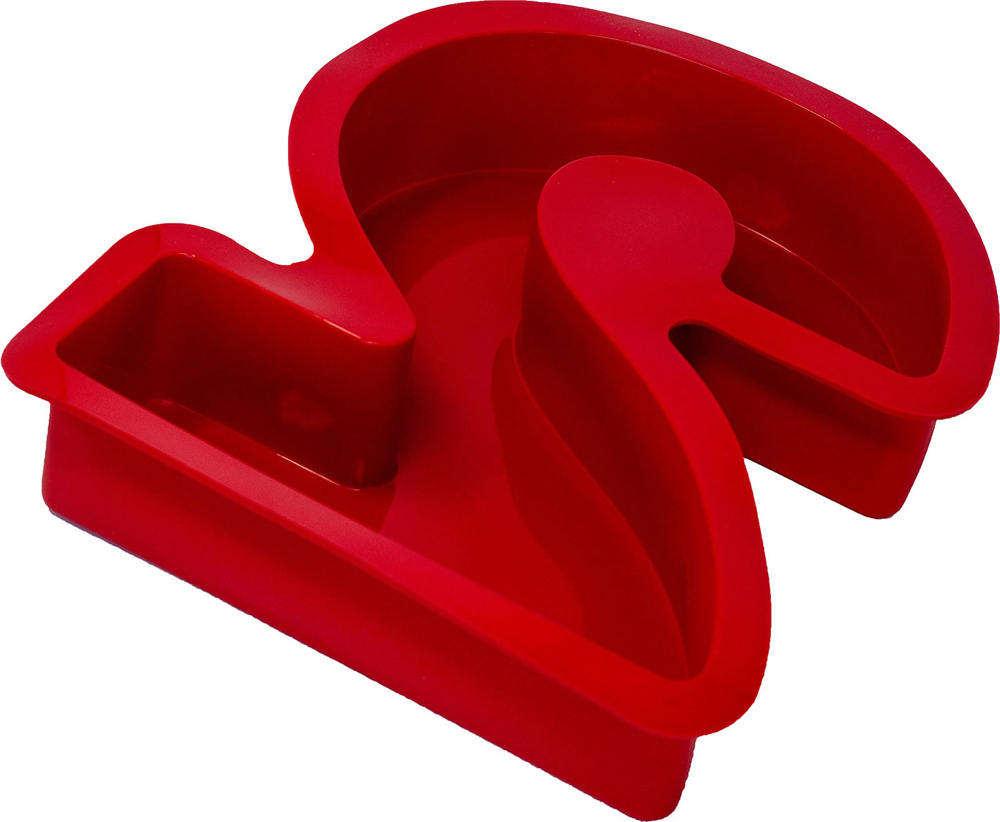 HotShuffle 13 Inch (33cm) XL Silicone Number Cake Tin Mould Baking Birthday Anniversary (Number 2)