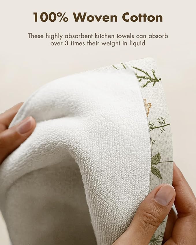 Cotton Kitchen Towels Set of 2