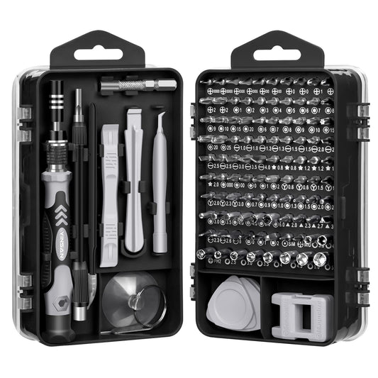 YINSAN 120-in-1 Magnetic Precision Screwdriver Set, Small Electronics Repair Tool Kit for iPhone, Laptop, PS5, Xbox, Nintendo Switch, MacBook, Tablets, Glasses & Doorbell