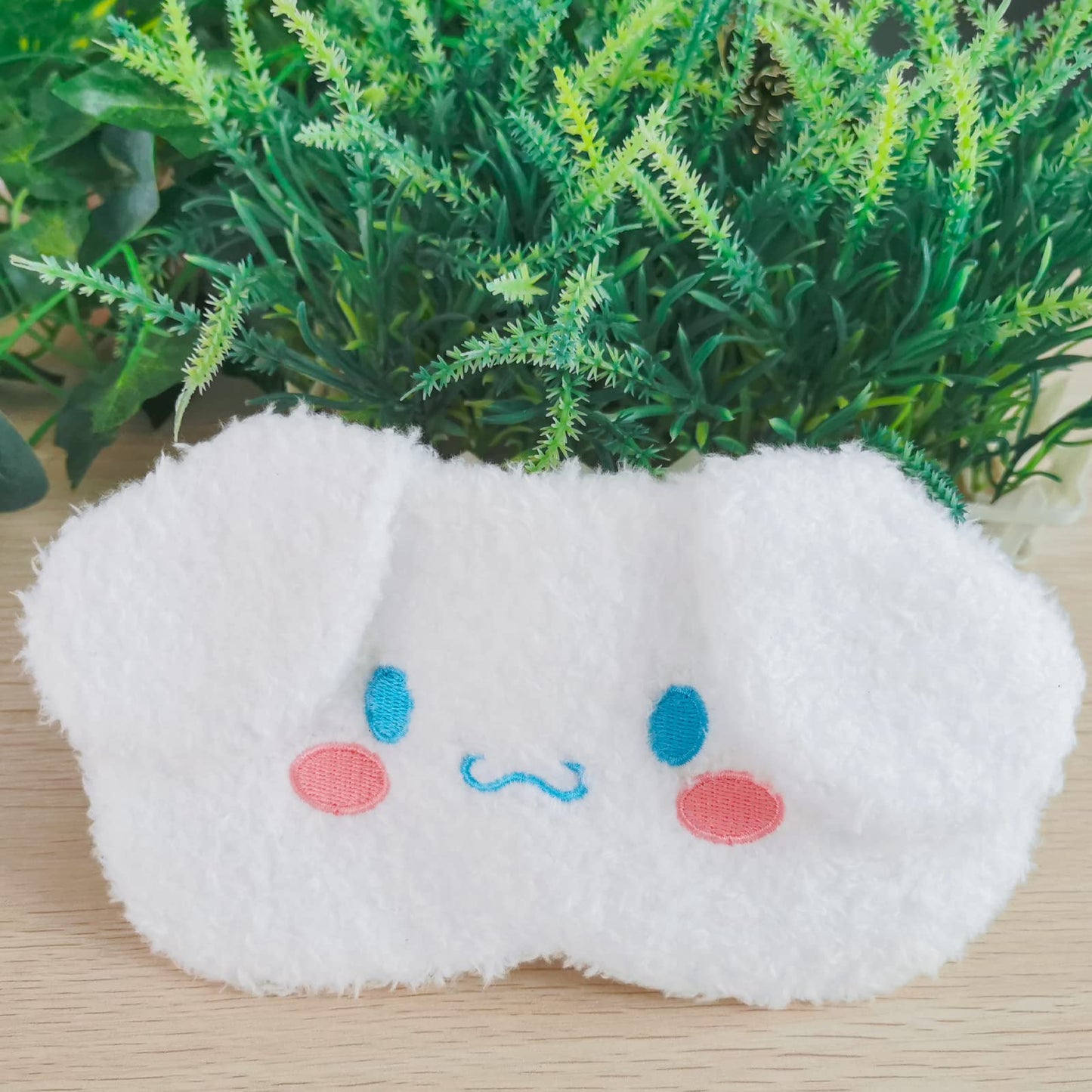 Cute Animal Sleeping Mask Soft Plush Blindfold Cute Rabbit Panda Koala Eye Cover Eyeshade for Kids Teens Girls Women (Flamingo)