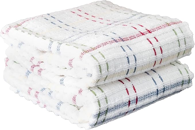 Ritz Royale Collection 100% Combed Terry Cotton, Highly Absorbent, Checked
