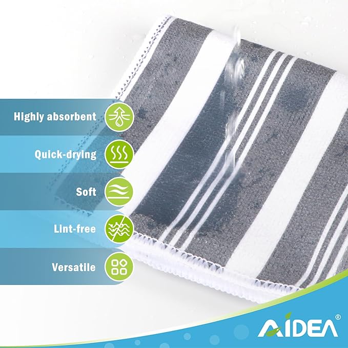 AIDEA Kitchen Towels, Absorbent Dish Towels