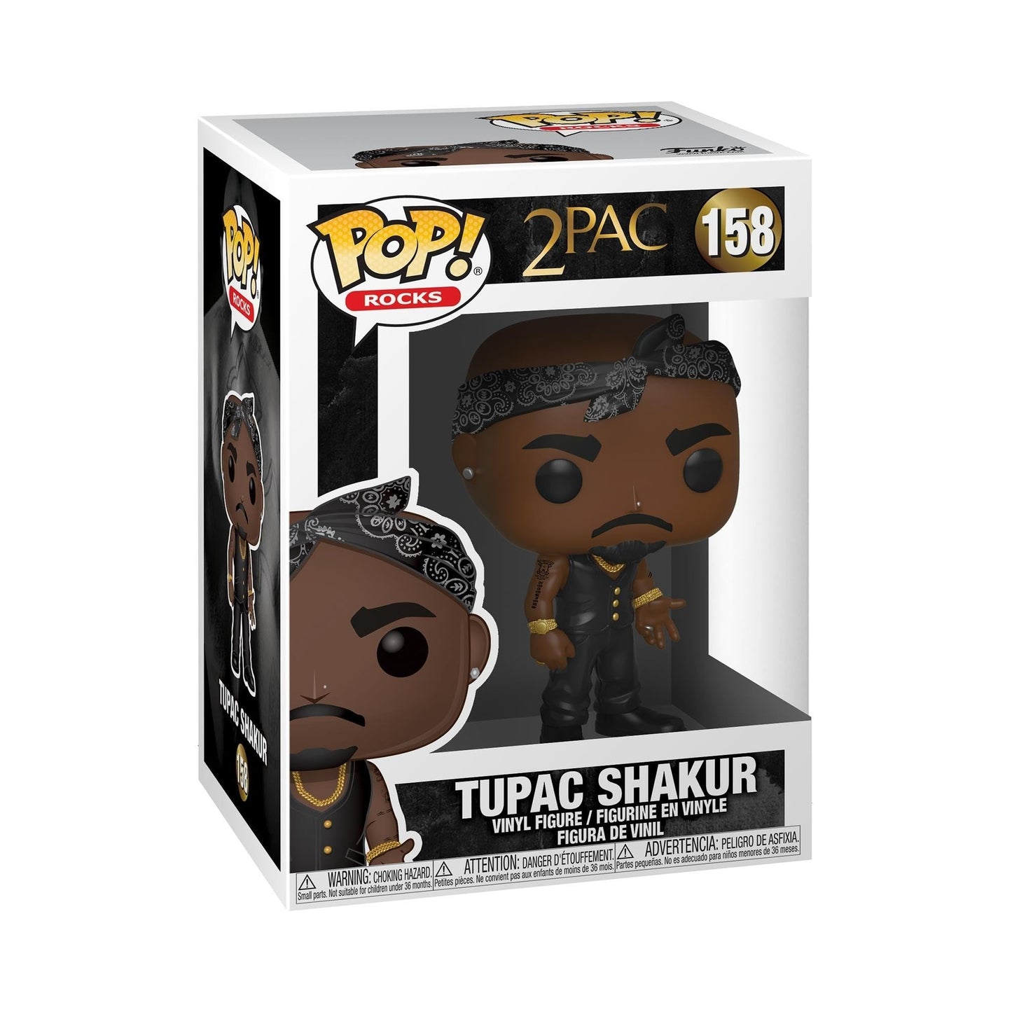 Funko POP! Rocks Tupac - Collectable Vinyl Figure - Gift Idea - Official Merchandise - Toys for Kids & Adults - Music Fans - Model Figure for Collectors and Display