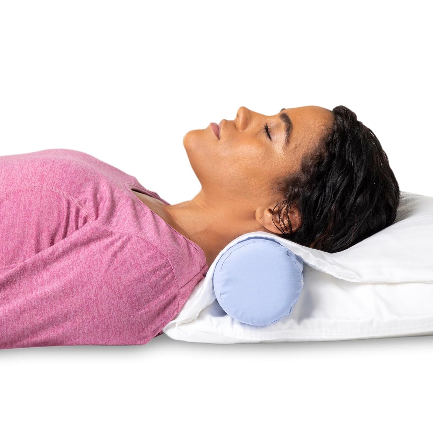 OPTP The Original McKenzie Cervical Roll, 20" Neck Support Pillow to Relieve Neck and Back Pain - Round Pillow for Improved Sleeping Support and Cervical Pain Relief - Made in The USA