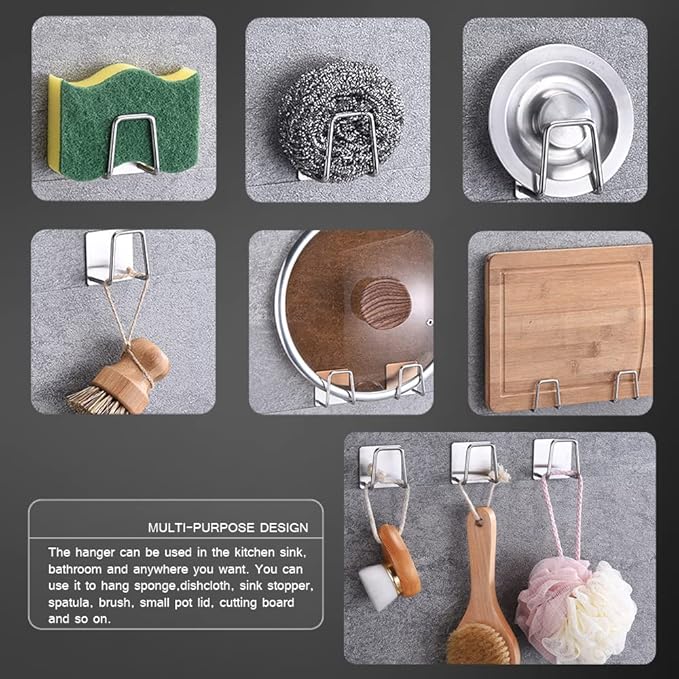 Sponge Holders for Kitchen Sink Adhesive Sponge Holder Sink Caddy Stainless