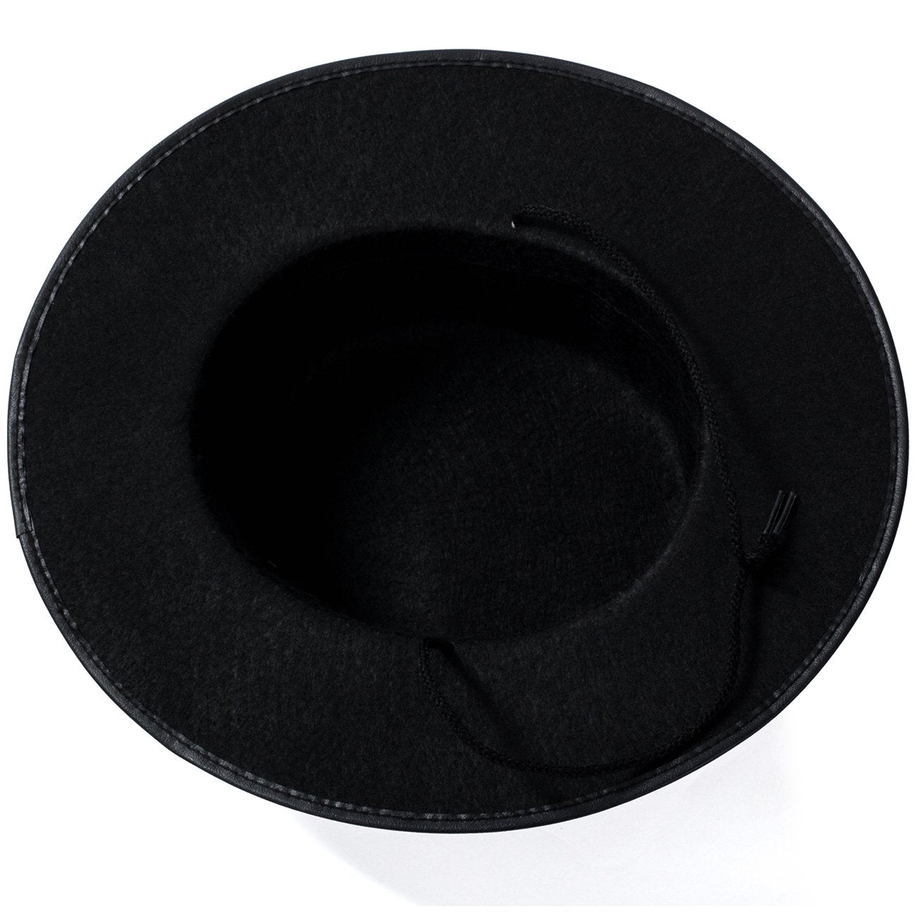 Tigerdoe Spanish - Gaucho Hat - Amish Hat - Black Flat Top Fedora Costume Hats
