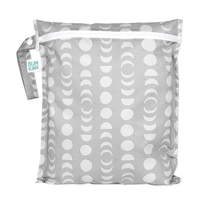 Bumkins Waterproof Wet Bag for Baby, Swim Suit, Cloth Diapers, Pump Parts