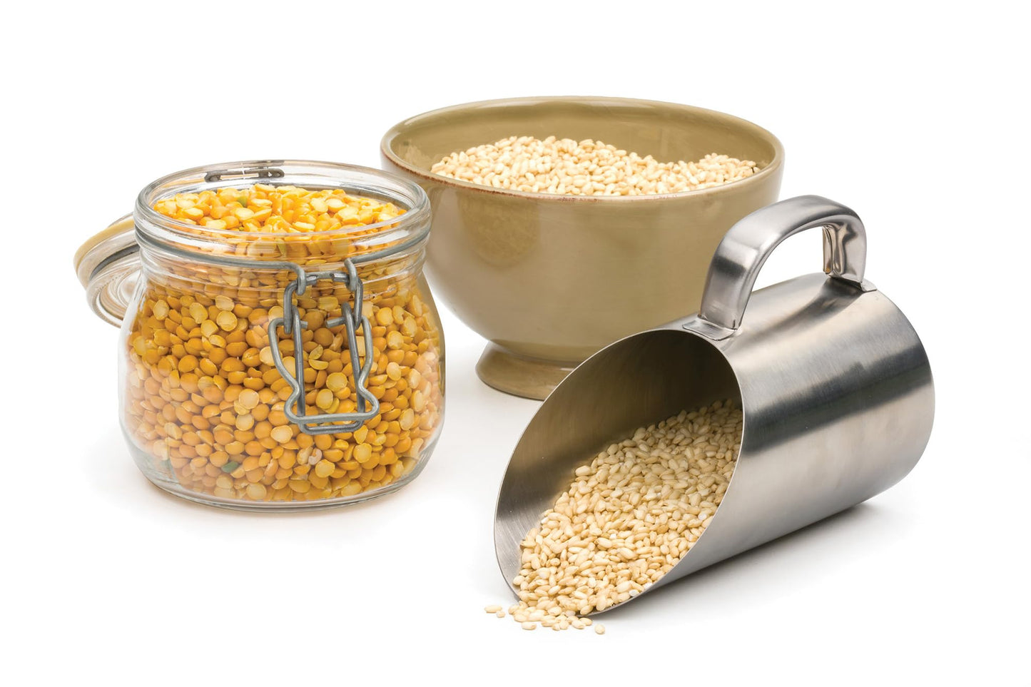 RSVP International Endurance Kitchen Collection Measuring Tools, Dishwasher Safe, Scoop & Measure, Stainless Steel