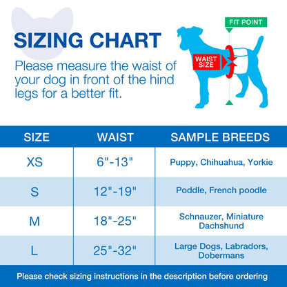 Dono Disposable Dog Nappies Male, 20 Pcs, Wetness Indicator, Male Dog Wraps, Dog Belly Bands, Super Absorbent, Leak-Proof, Incontinence, Excitable Urination, Heat, Marking Issues, M