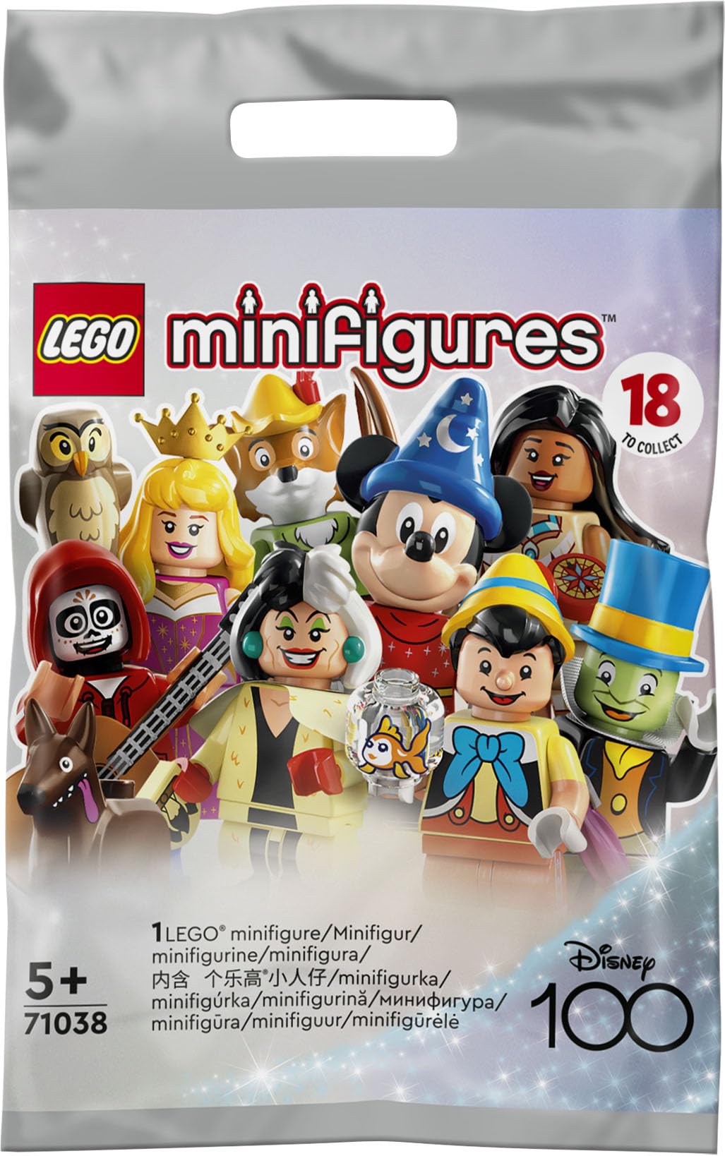 LEGO Minifigures Disney 100 - Choose 1 of 18 Different Figures 71038 (Prince John with Bag)