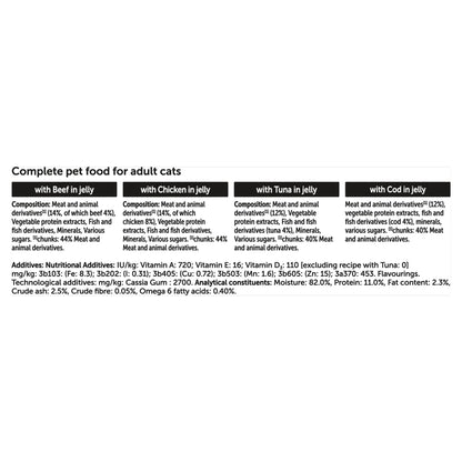 FELIX As Good As it Looks Favourites Selection in Jelly Wet Cat Food 120x85g