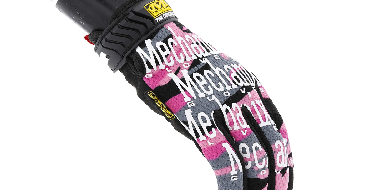 Mechanix Wear - Women's Original Pink Camo Gloves (Large, Pink Camouflage)