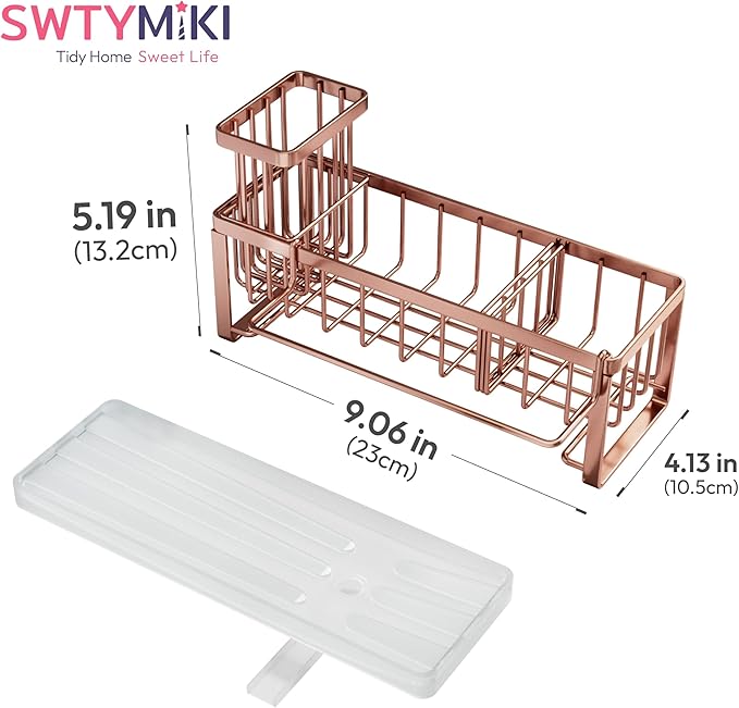 SWTYMIKI Sponge Holder for Kitchen Sink