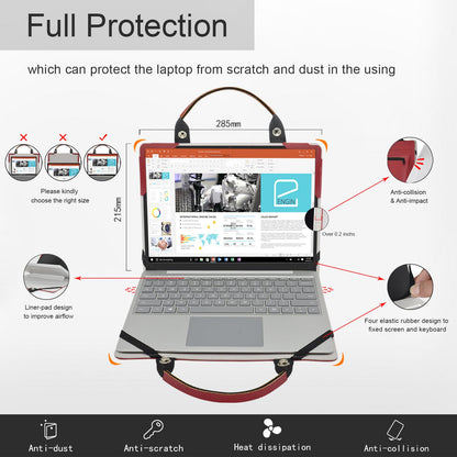 Laptop Case Cover Sleeve for Dell Latitude 5550/Latitude 5540/Latitude 5531/Latitude 5530/Latitude 5520 with Portable Bag with Bag Handle,Red