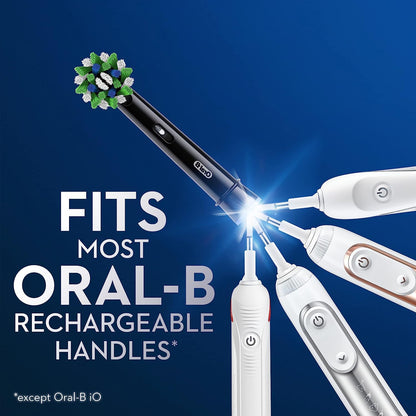Oral-B CrossAction Electric Toothbrush Replacement Brush Heads Refill, 2ct (Packaging may vary)