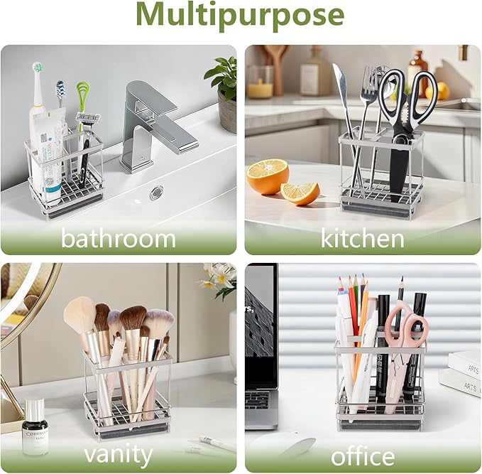 Stainless Steel Toothbrush Holders