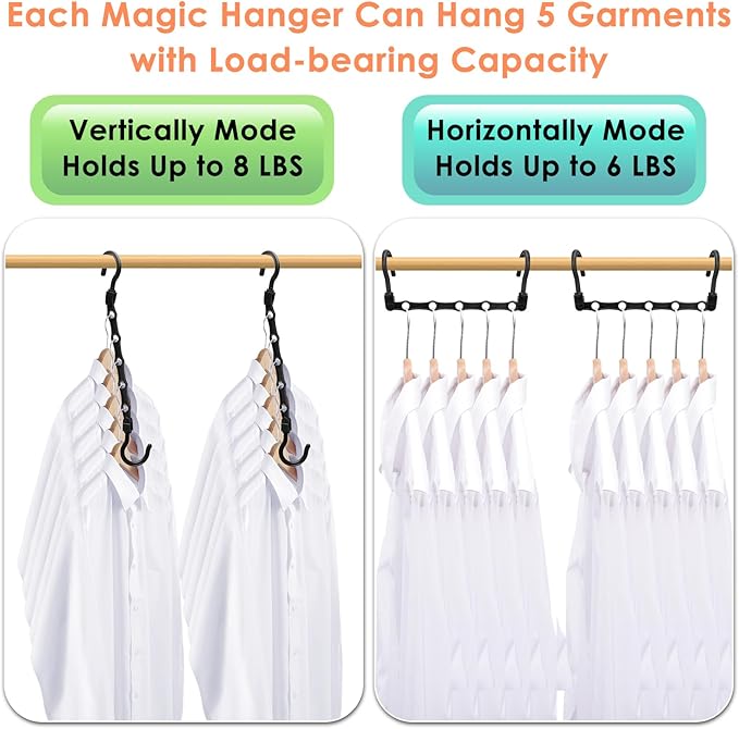 College Dorm Room Essentials, Closet Organizers and Storage, Magic Hangers