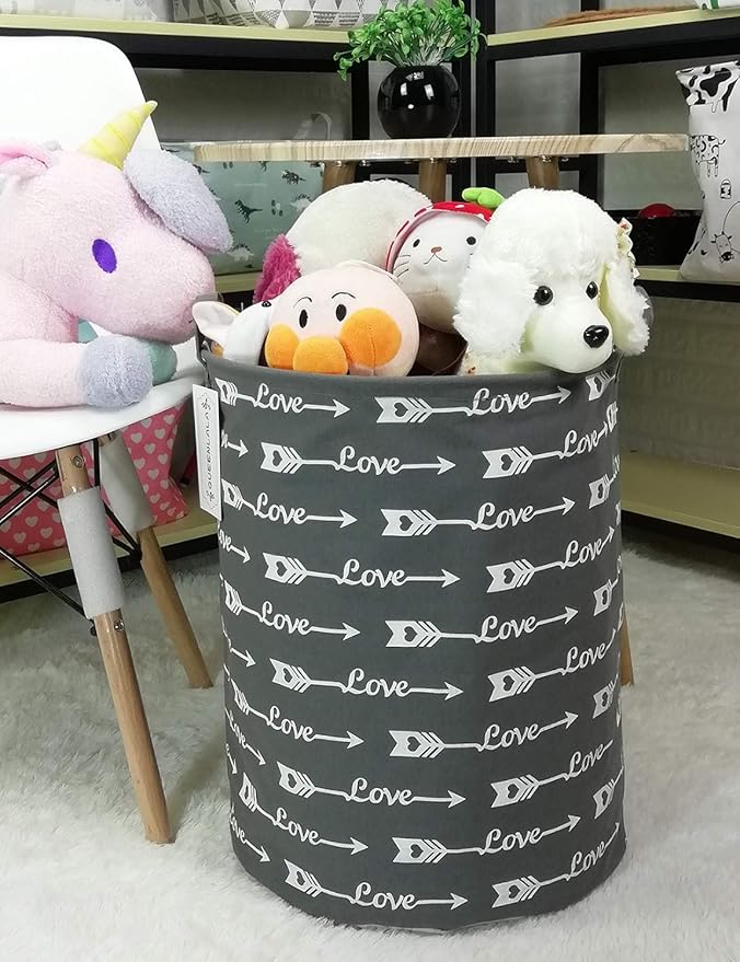 QUEENLALA Large Storage Basket, Laundry Hamper/Bathroom/Home Decor/Collapsible
