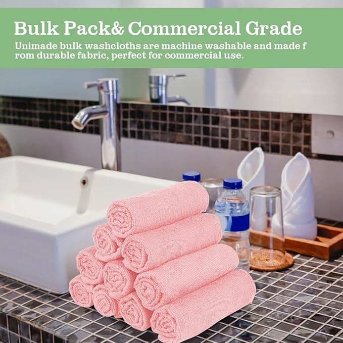 Washcloths - 20 Pack - Face Towels, Highly Soft Wash Cloths and Hand Towels