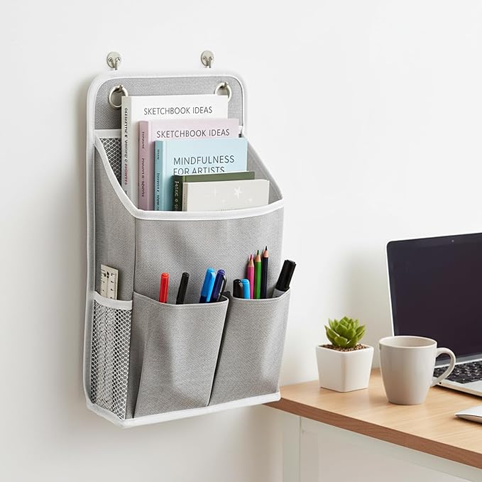 Hanging Organizer with Pockets, Wall Hanging Baskets