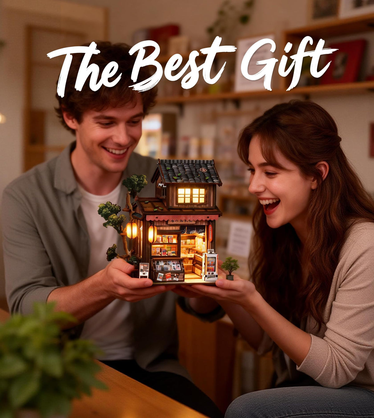 Spilay DIY Miniature House Kit for Adults, Miniature Dollhouse Kit