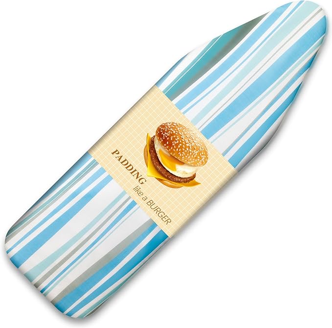 BNDX Ironing Board Cover, Stain Resistant & Durable Scorch, 2 Click Buckles