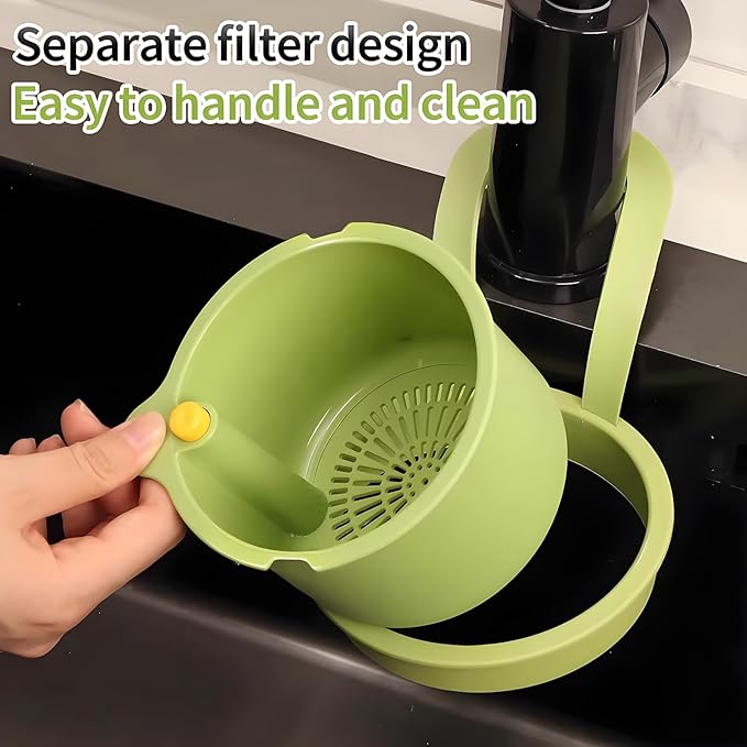 Hanging Strainer for Kitchen Sink, Kitchen Drain Storage Basket, Smart Sink