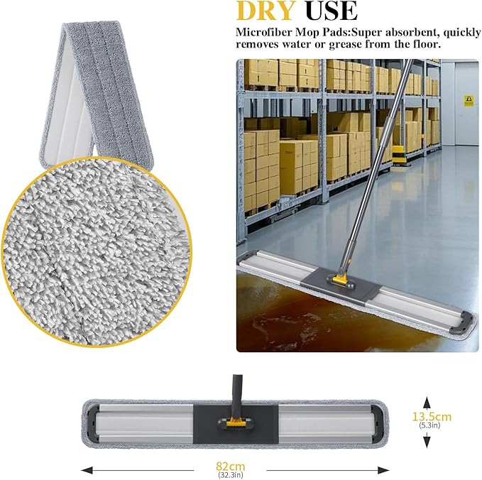 Masthome 36" Commercial Mop, Heavy Duty Industrial Floor Mop