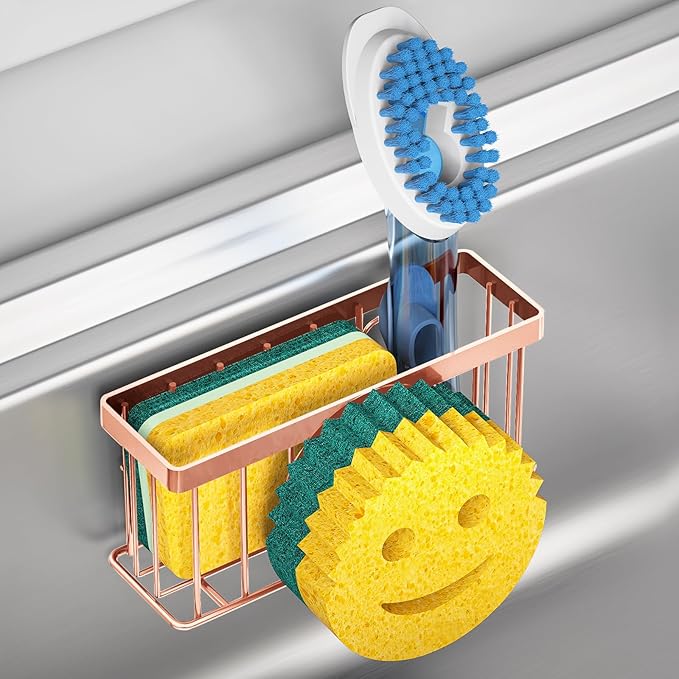 Sponge Holder Smiley Face, Sink Caddy