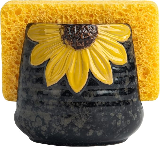 Sunflower Sponge Holder for Kitchen Sink Dish Sponges Holder Fall Autumn Theme