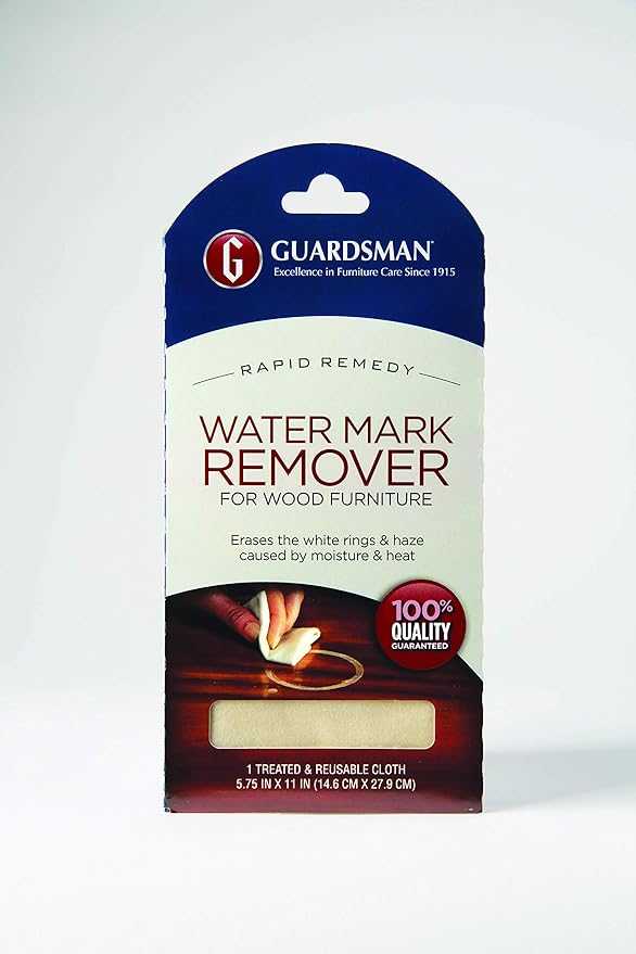 Guardsman Reusable Water Mark Remover Cloth, Wood Cleaner