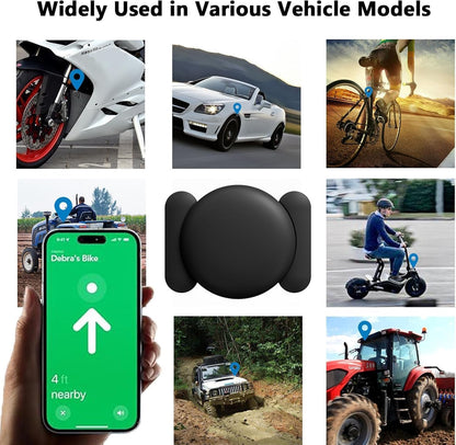 ZITTZ Tracker Device for Vehicles,GPS Car Tracker,No Monthly Fee Car Locator Tracker Work with Apple Find My(iOS Only),Mini Hidden Car Tracker with Magnetic Case - (Black,1PCS)