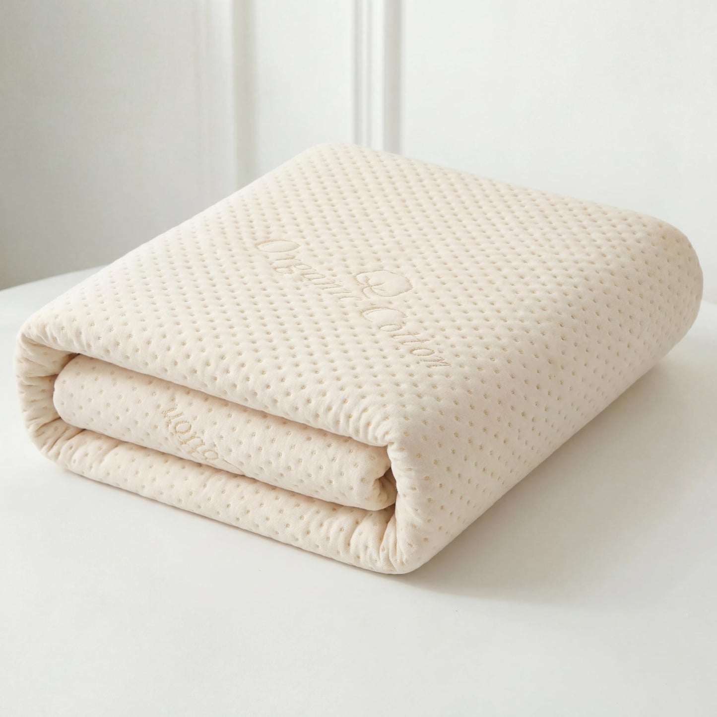 Luxury Waterproof Organic Mattress Protector King Size - Organic Cotton Breathable Mattress Pad Cover - Premium 380GSM 3D Air Fabric - Deep Pocket - Jersey Cotton Skirt - Fitted Design